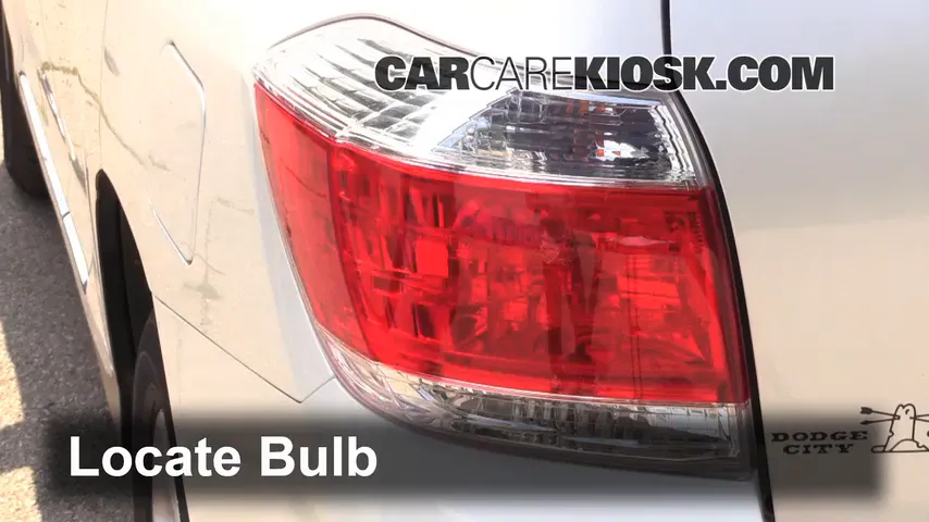2012 Toyota Highlander 3.5L V6 Lights